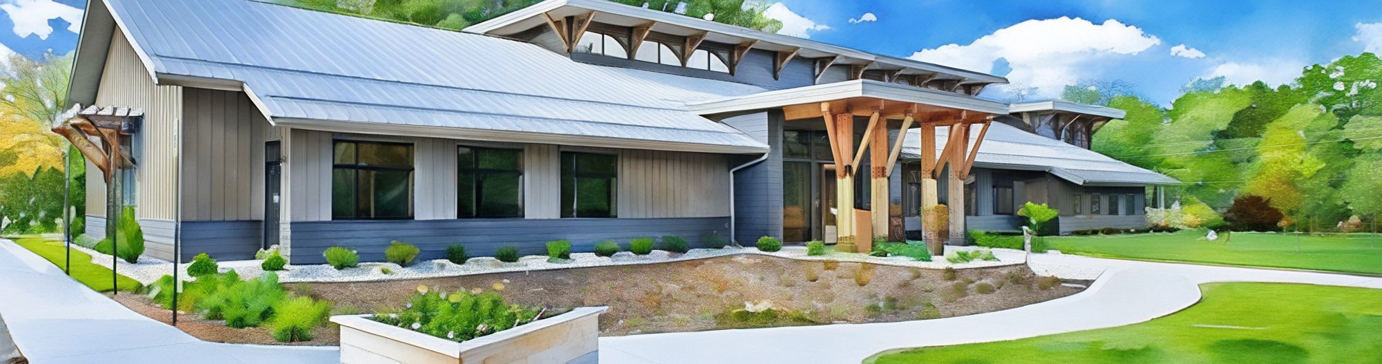 Artistic rendition of IPL building