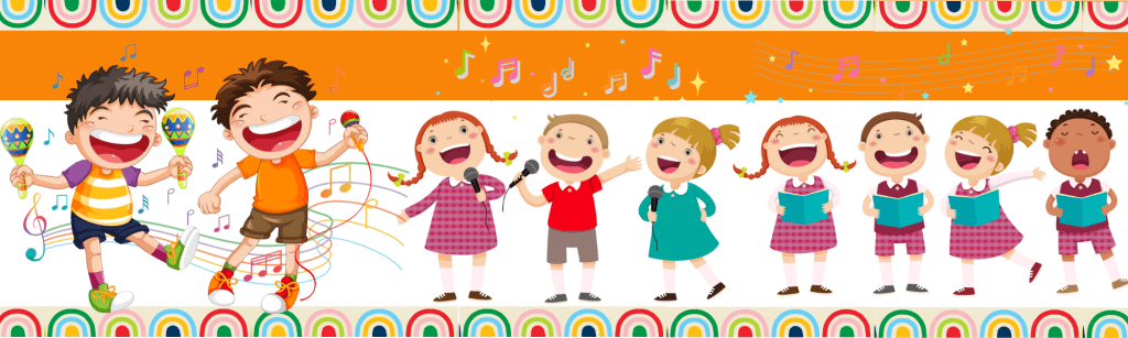 children singing