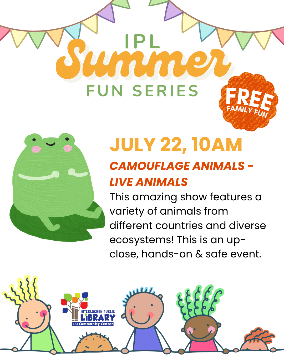 Summer Fun Series Camouflage Animals  